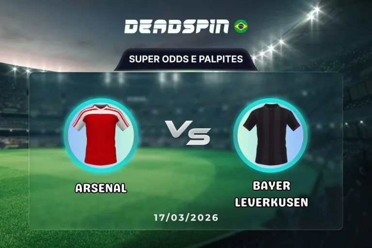 Arsenal x Bayer Leverkusen - Super Odds, Palpites e Promoções