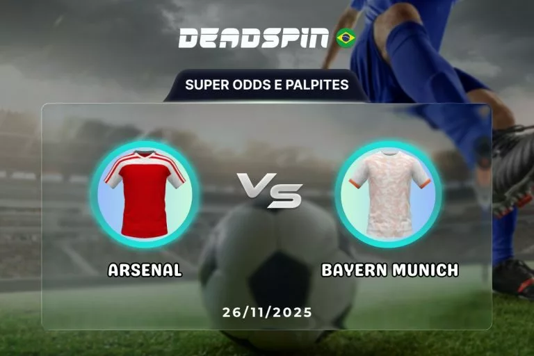 Arsenal x Bayern Munich Super Odds, Palpites e Promoções