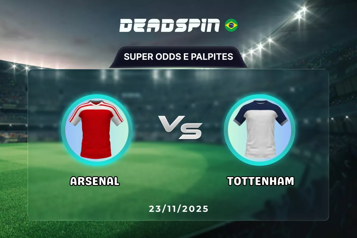 Arsenal x Tottenham | Super Odds, Palpites e Promoções | 23/11/2025
