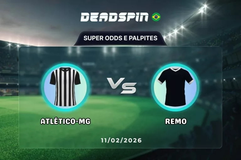 Atlético-MG x Remo Super Odds, Palpites e Promoções