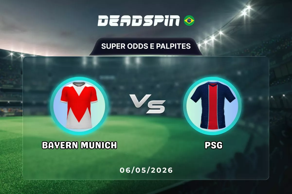 Bayern Munich x PSG | Super Odds, Palpites e Promoções | 06/05/2026