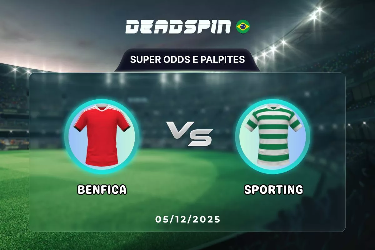 Benfica x Sporting | Super Odds, Palpites e Promoções | 05/12/2025