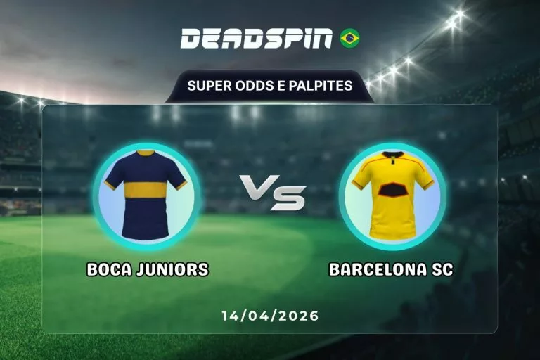 Boca Juniors x Barcelona SC - Super Odds, Palpites e Promoções