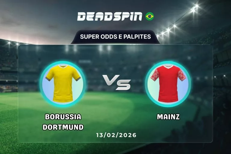 Borussia Dortmund x Mainz Super Odds, Palpites e Promoções