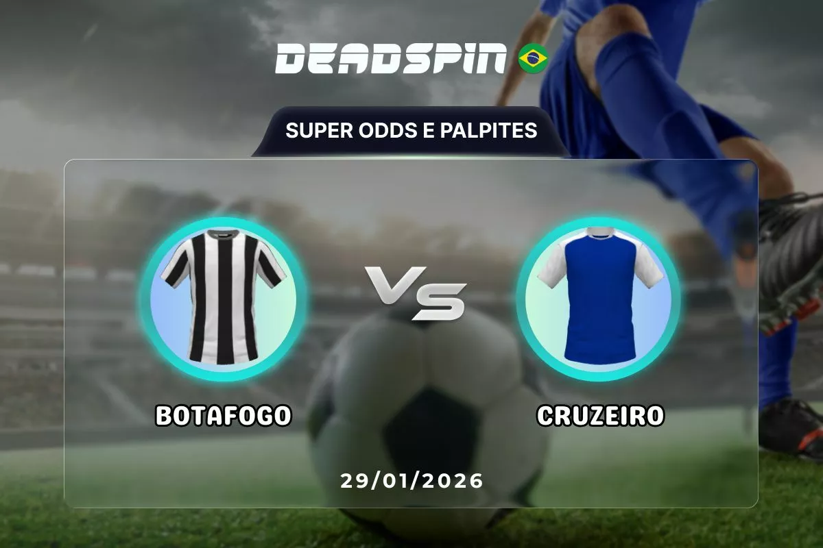 Botafogo x Cruzeiro | Super Odds, Palpites e Promoções | 29/01/2026