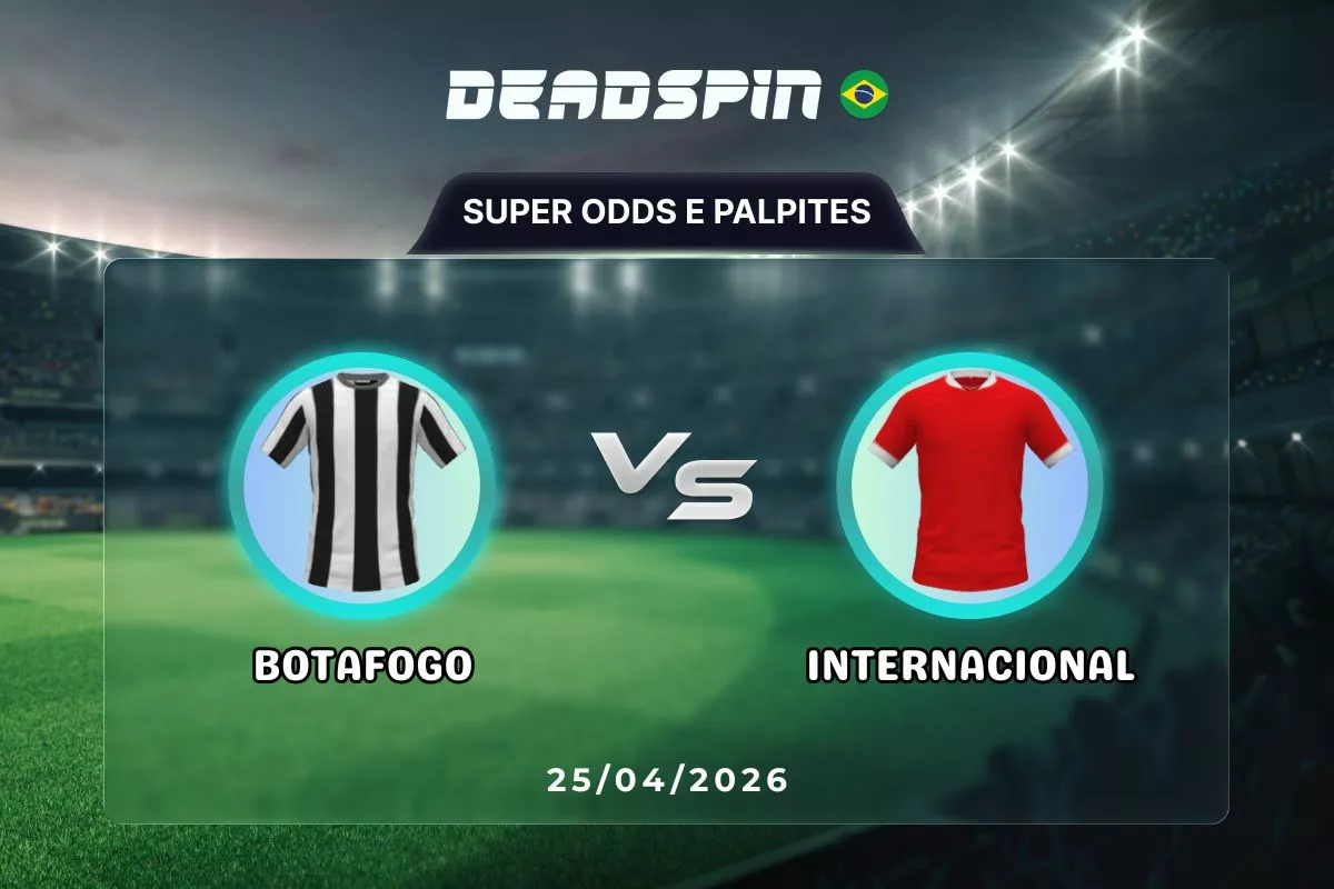 Botafogo x Internacional – Super Odds, Palpites e Promoções – 25/04/2026