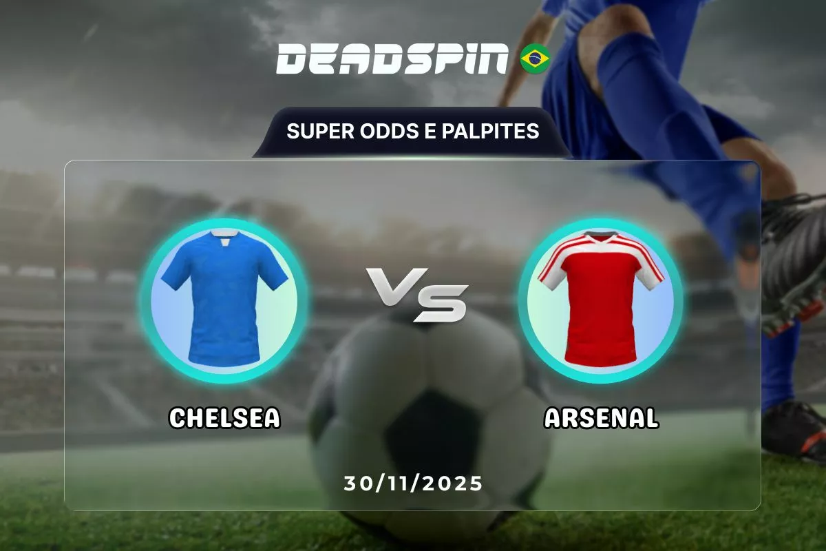 Chelsea x Arsenal | Super Odds, Palpites e Promoções | 30/11/2025