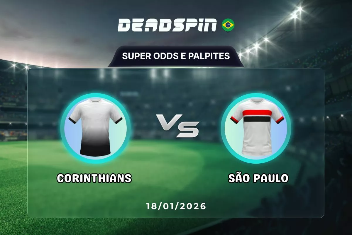 Corinthians x São Paulo | Super Odds, Palpites e Promoções | 18/01/2026