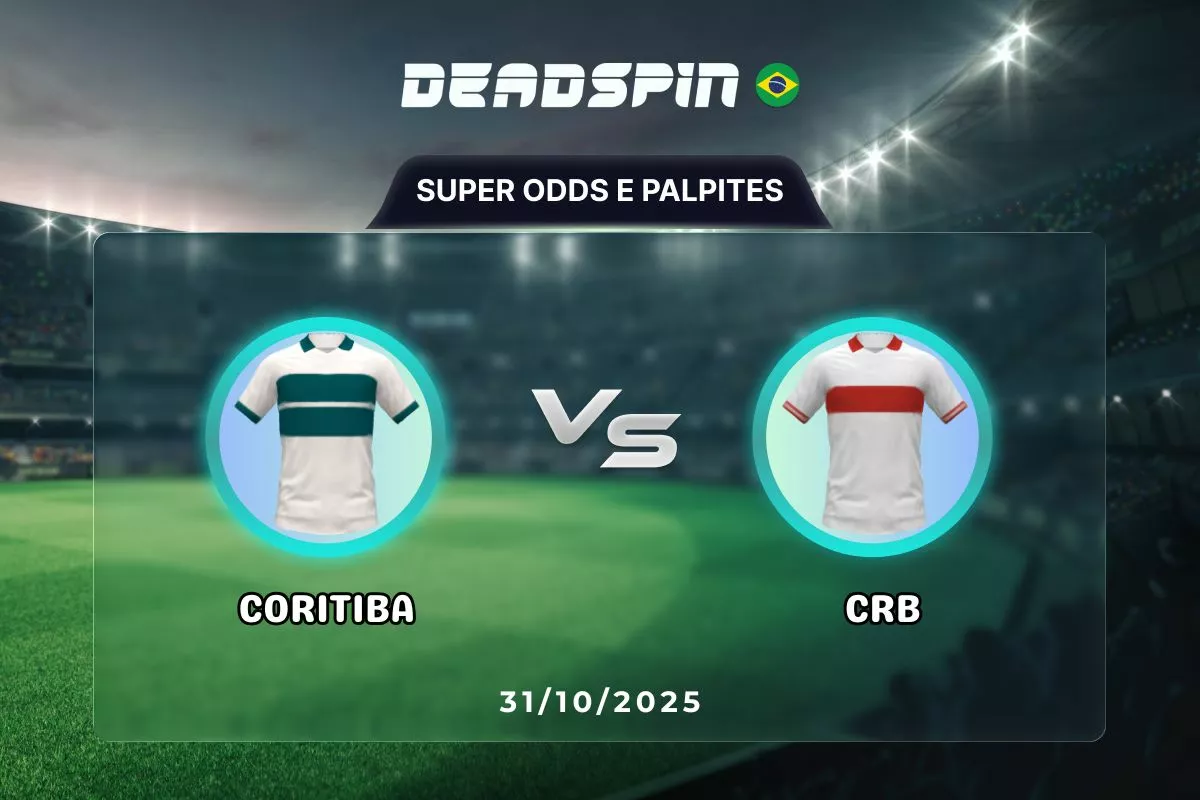Coritiba x CRB | Super Odds, Palpites e Promoções | 31/10/2025