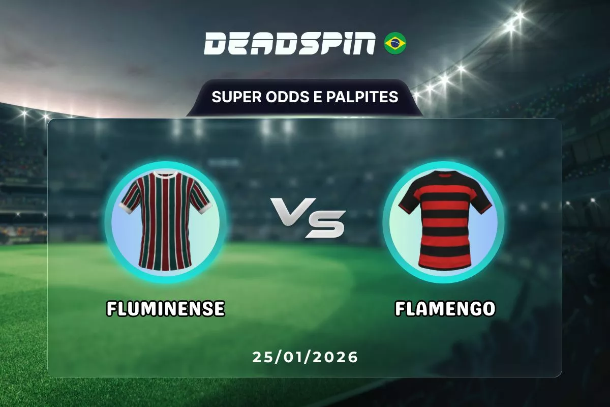 Flamengo x Fluminense | Super Odds, Palpites e Promoções | 25/01/2026
