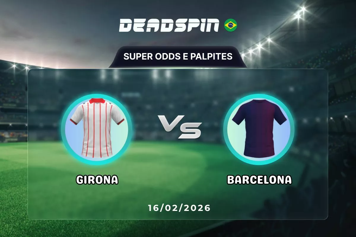 Girona x Barcelona | Super Odds, Palpites e Promoções | 16/02/2026