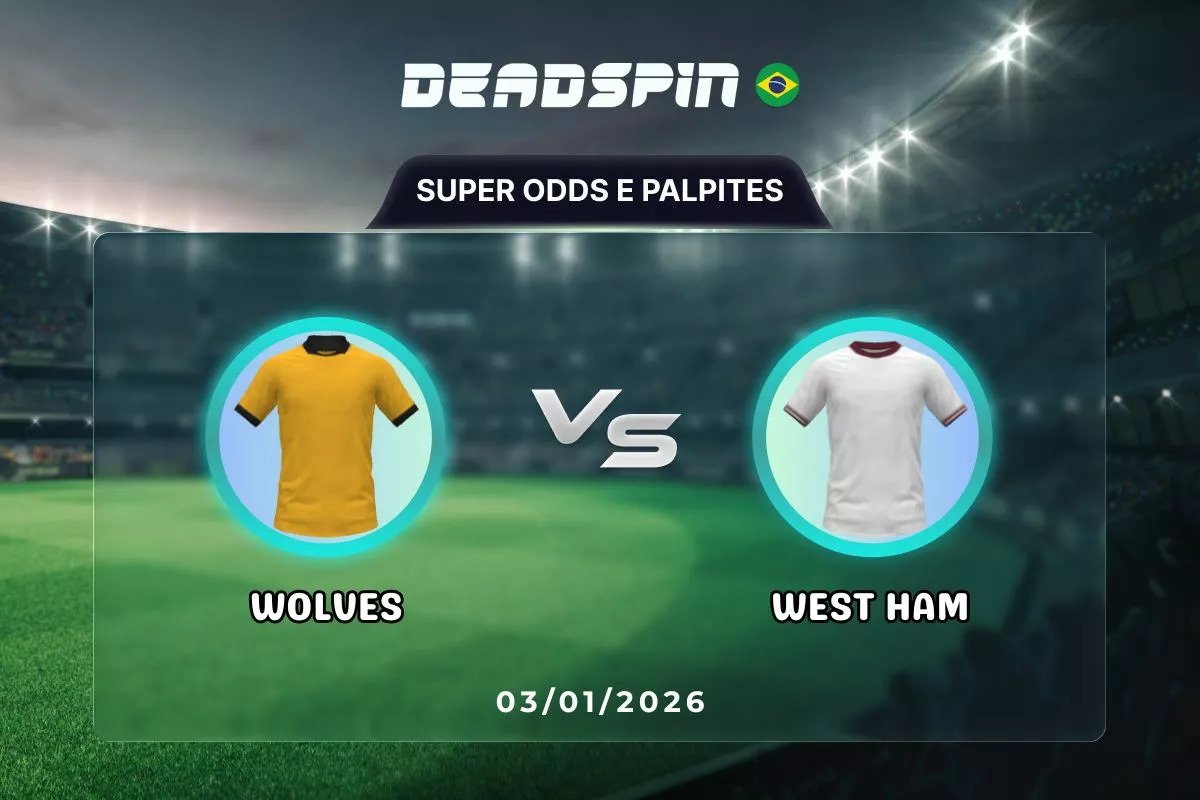 Wolves x West Ham | Super Odds, Palpites e Promoções | 03/01/2026