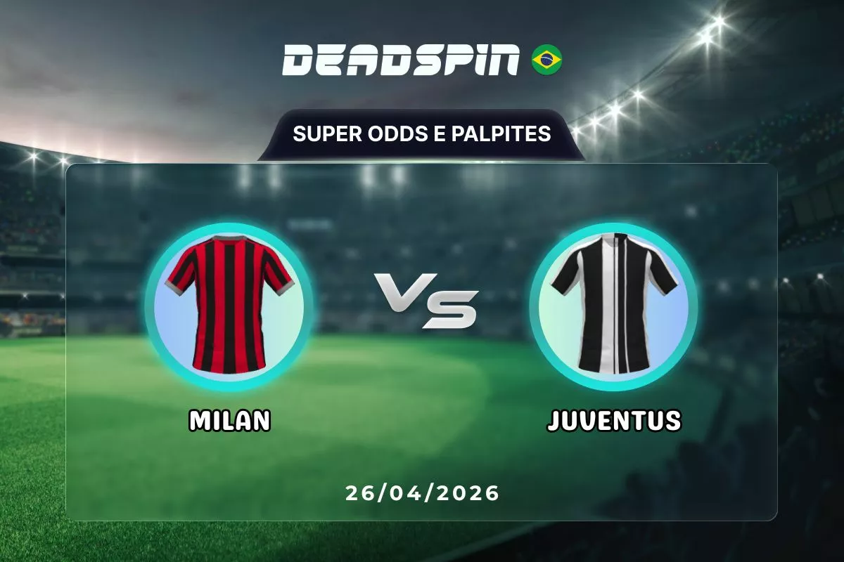 Milan x Juventus – Super Odds, Palpites e Promoções – 26/04/2026
