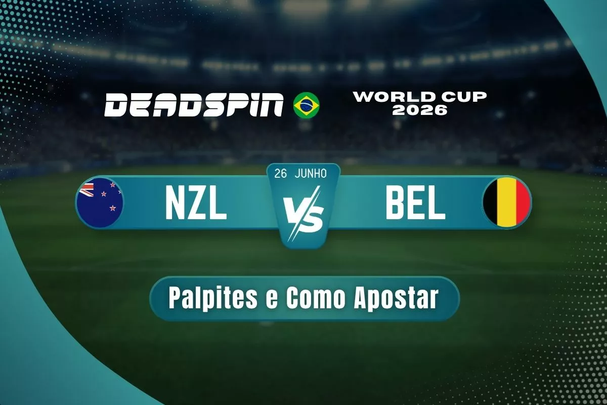 Nova Zelândia x Bélgica | Palpites e Como Apostar | 26/06/2026