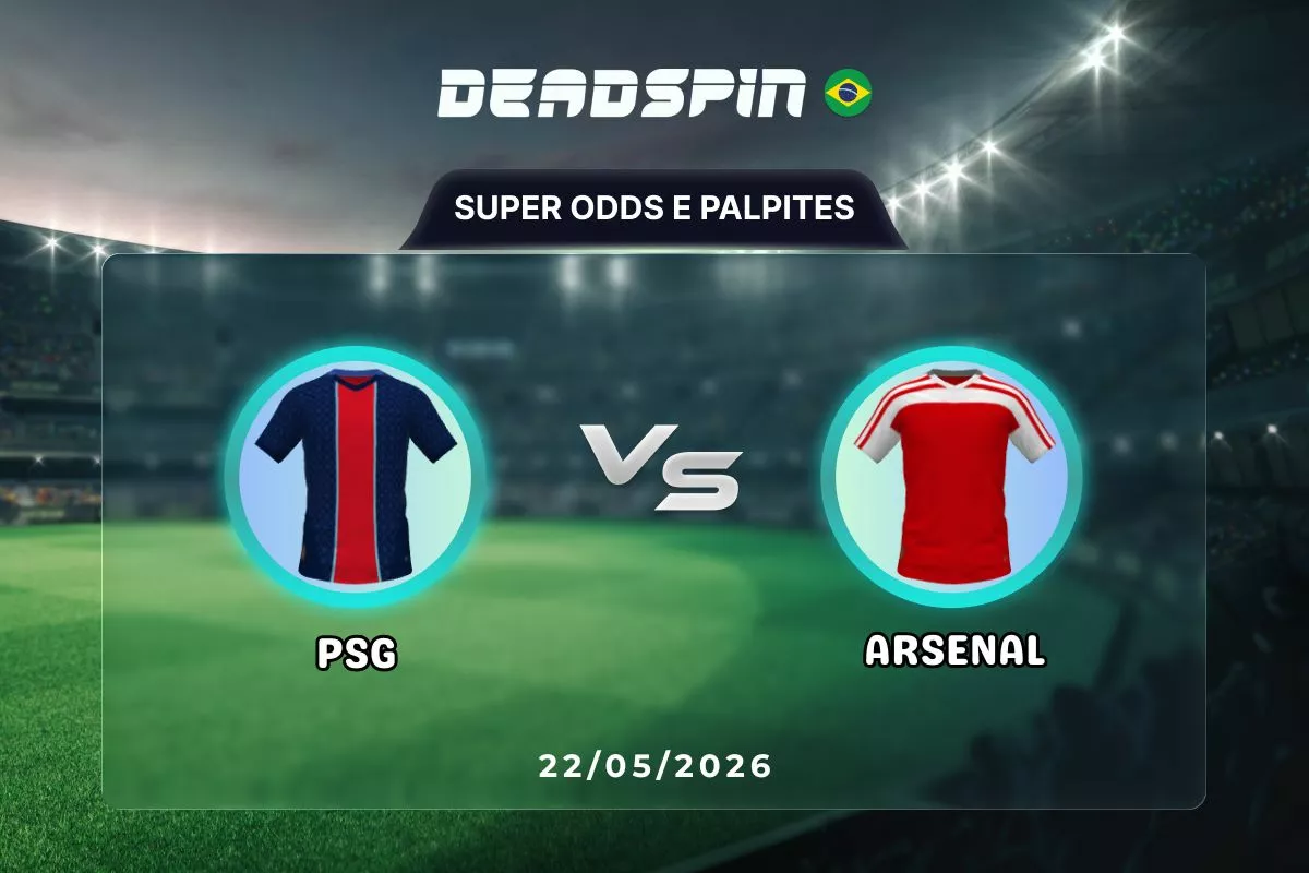 PSG x Arsenal – Super Odds e Palpites – 30/05/2026