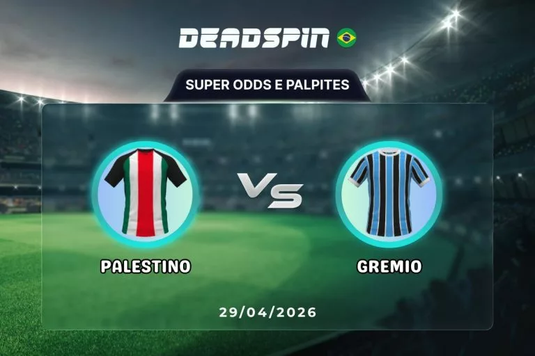 Palestino x Gremio - Super Odds, Palpites e PromoÃ§Ãµes - 29/04/2026