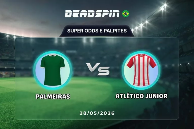 Palmeiras x Atlético Junior Super Odds, Palpites e Promoções