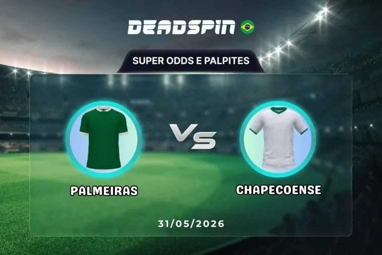 Palmeiras x Chapecoense Super Odds, Palpites e Promocoes