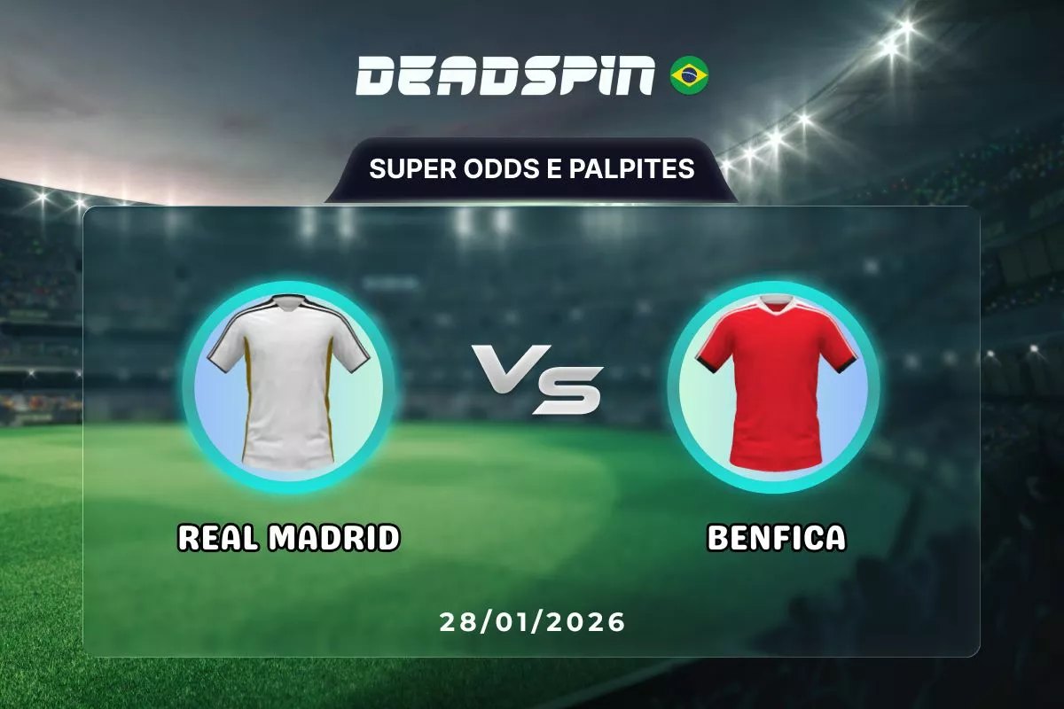 Real Madrid x Benfica | Super Odds, Palpites e Promoções | 28/01/2026