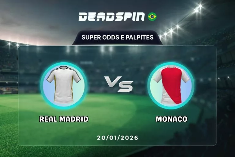 Real Madrid x Monaco Super Odds, Palpites e PromoÃ§Ãµes
