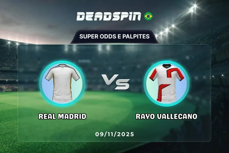 Real Madrid x Rayo Vallecano Super Odds, Palpites e PromoÃÂ§ÃÂµes