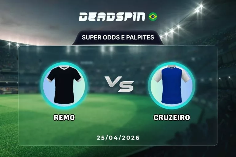 Remo x Cruzeiro - Super Odds, Palpites e Promoções