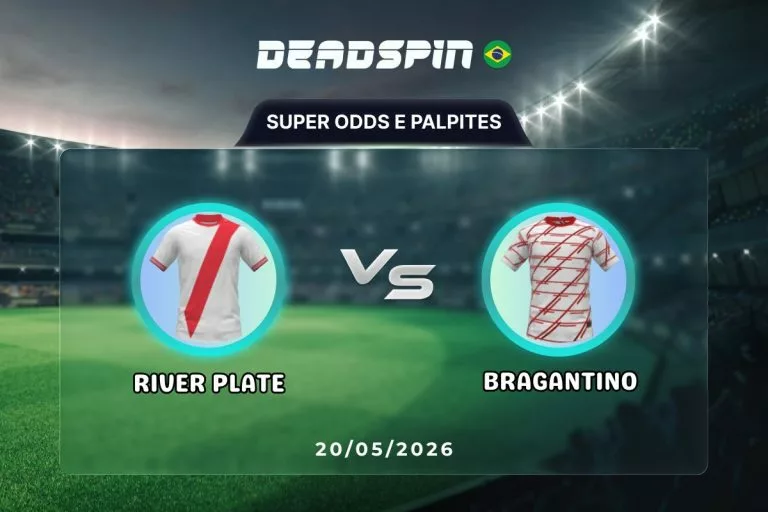 River Plate x Bragantino Super Odds, Palpites e Promoções