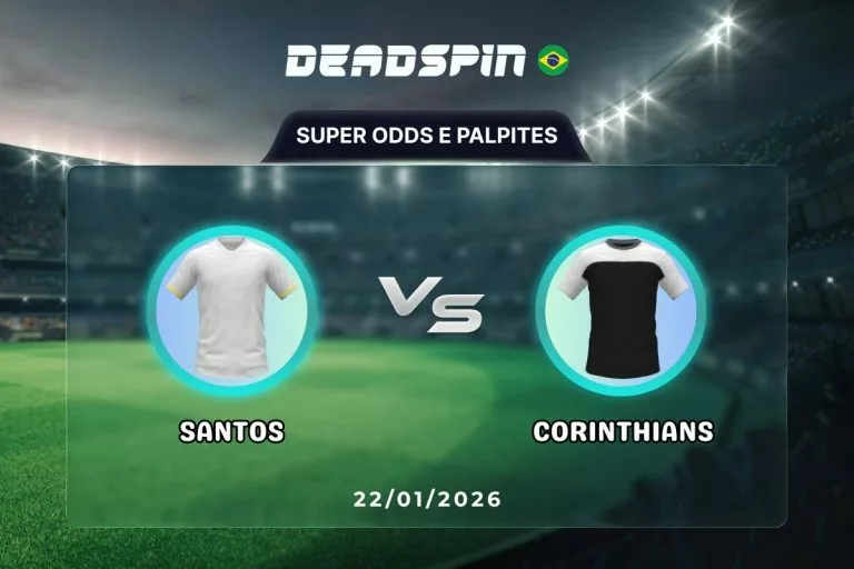Santos x Corinthians Super Odds, Palpites e Promoções