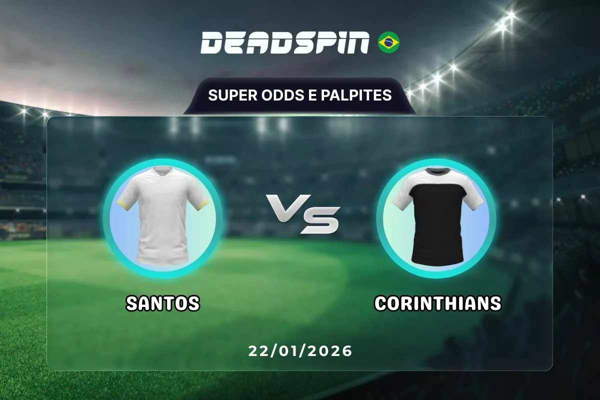 Santos x Corinthians | Super Odds, Palpites e Promoções | 22/01/2026