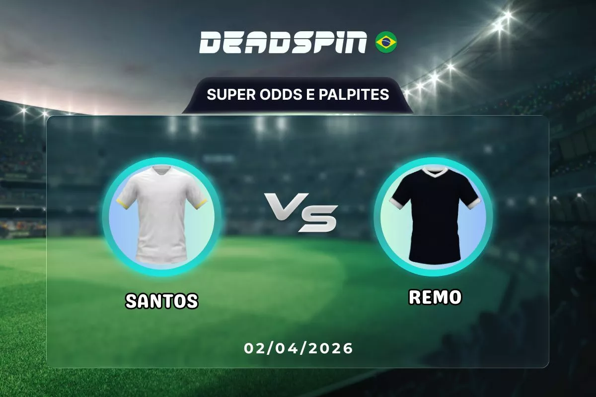 Santos x Remo – Super Odds, Palpites e Promoções – 02/04/2026