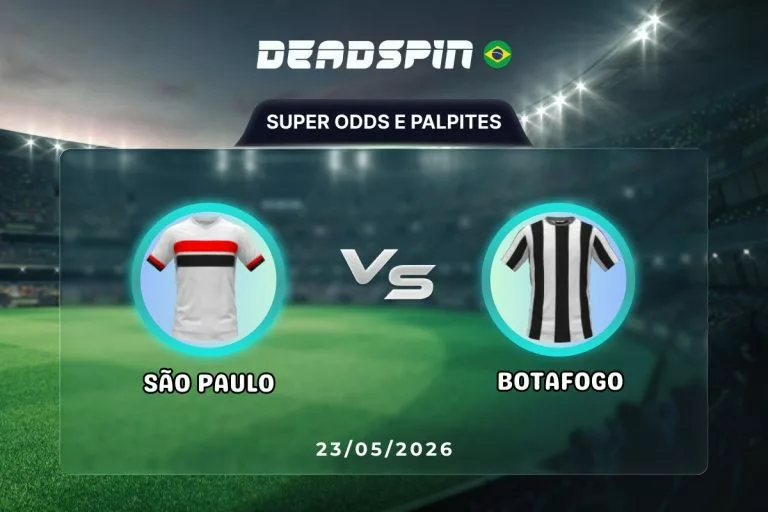 São Paulo x Botafogo Super Odds, Palpites e Promoções