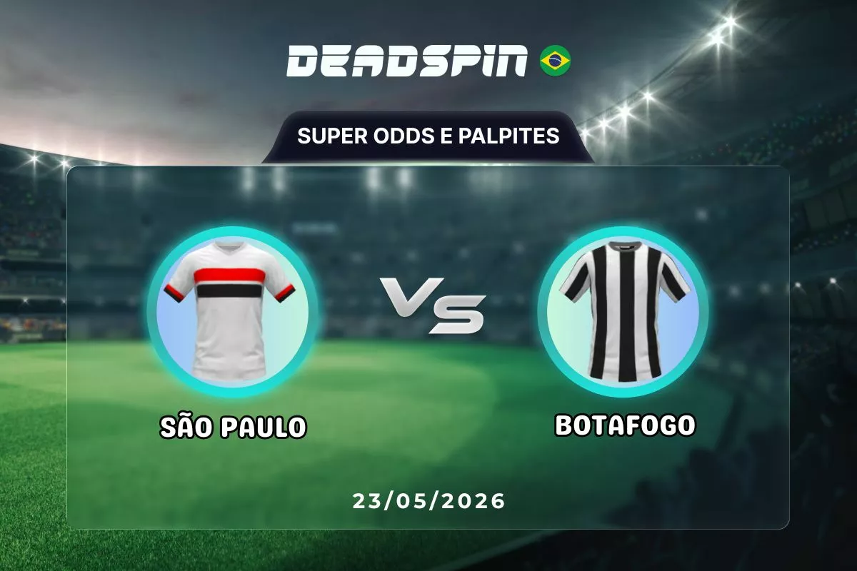 Sao Paulo x Botafogo | Super Odds, Palpites e Promoções | 23/05/2026