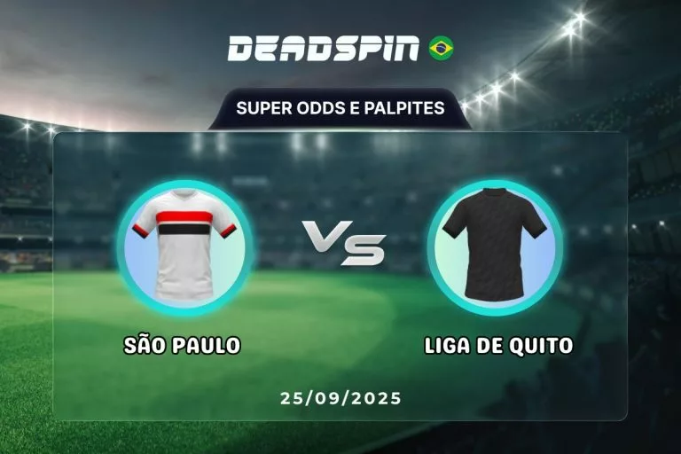 SÃÂ£o Paulo x Liga de Quito - Super Odds, Palpites e PromoÃÂ§ÃÂµes