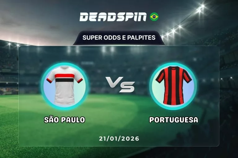 São Paulo x Portuguesa Super Odds, Palpites e Promoções
