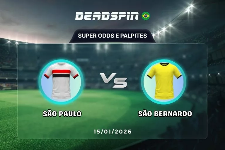 SÃ£o Paulo x SÃ£o Bernardo Super Odds, Palpites e PromoÃ§Ãµes