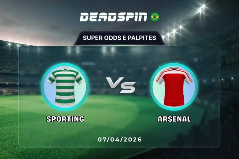 Sporting x Arsenal - Super Odds, Palpites e Promoções