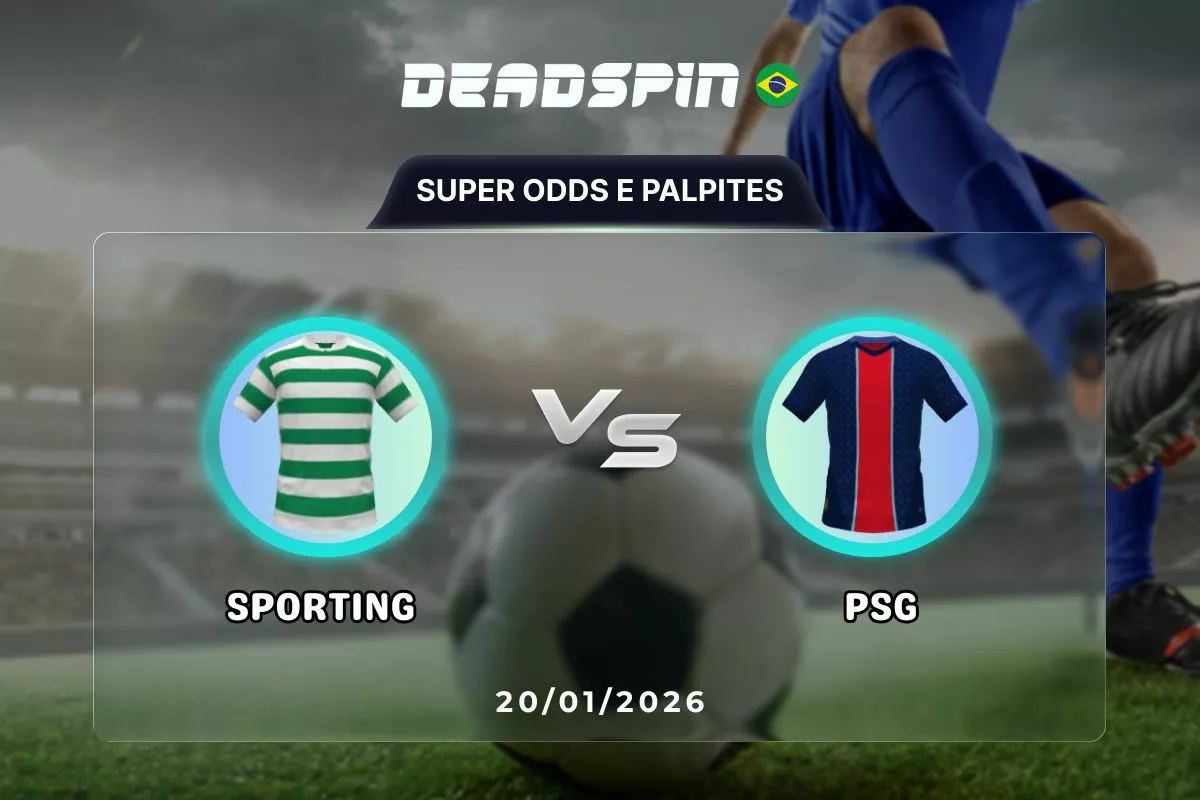 Sporting x PSG | Super Odds, Palpites e Promoções | 20/01/2026