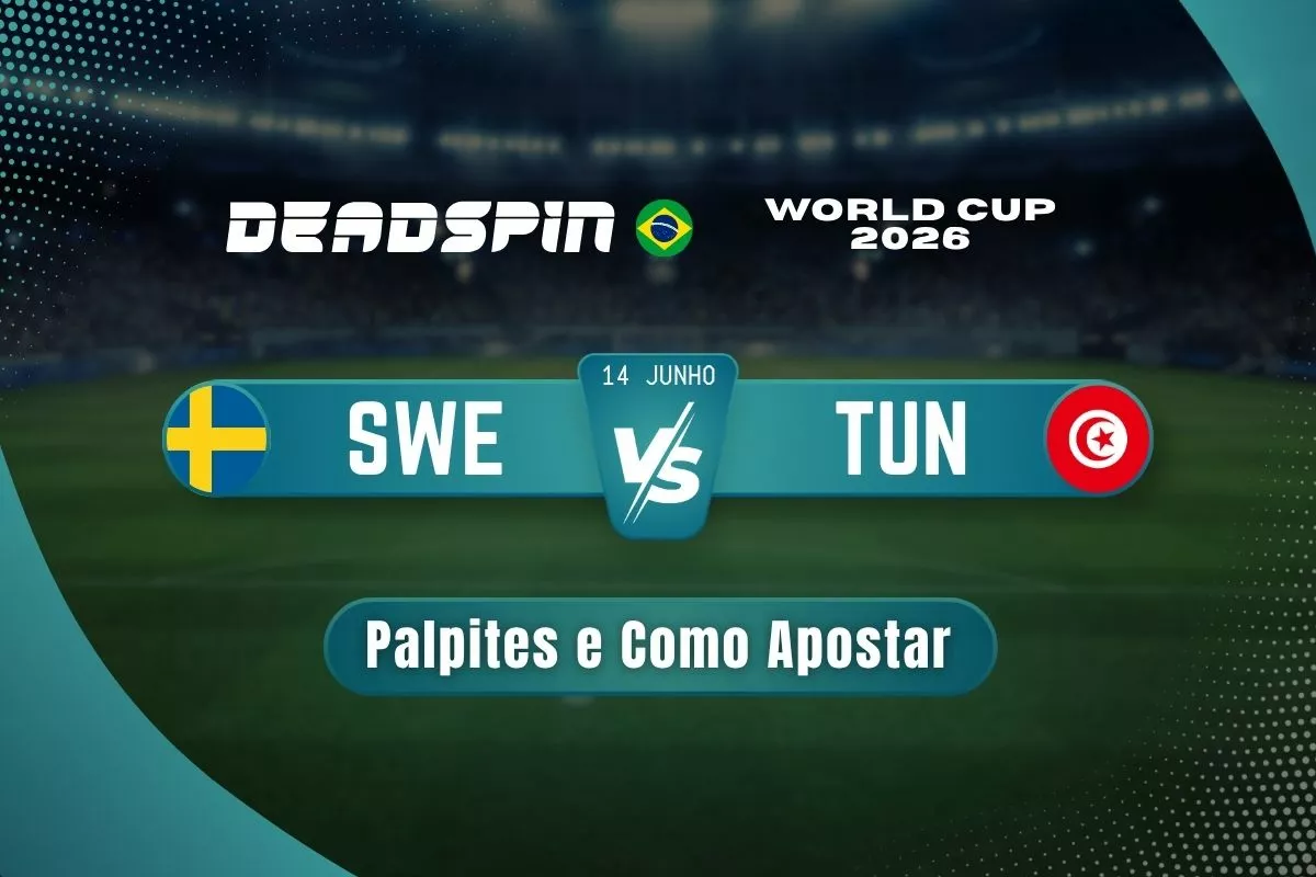 Suécia x Tunísia | Palpites e Como Apostar | 14/06/2026