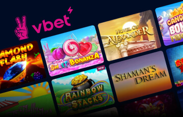 Grande variedade de slots na Vbet