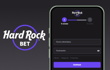 Hard Rock Bet Casino account settings screen on mobile