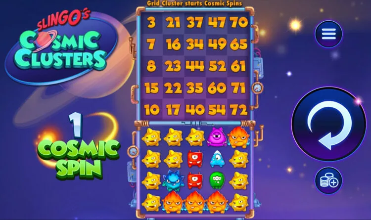 Slingo's Cosmic Clusters - High 5 casino