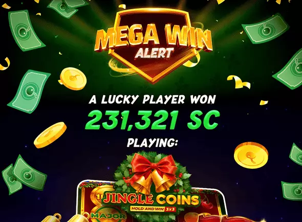 biggest jackpot win at jackpota - 231,321 sc in august 2025