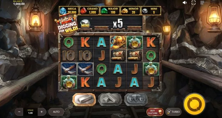 digging for wilds slot screenshot