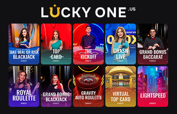 luckyone casino games live