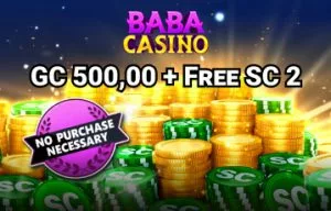 Baba Casino Promo Code: Get 500,000 GC &amp; 2 SC Free