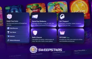 Sweepstars Promo Code: 30,000 GC and 20 SC Free