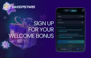 Sweepstars No Deposit Bonus: 15,000 Gold Coins + 1 SC FREE