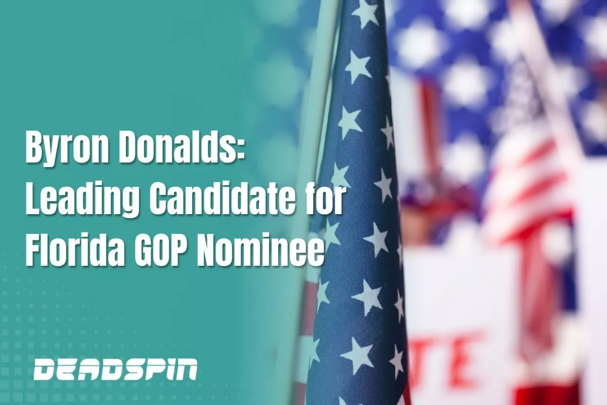 Byron Donalds The Leading Candidate For Florida Republican Governor Nominee