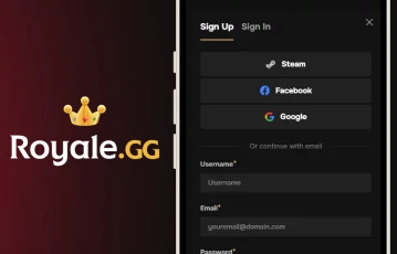 royalegg sign up on mobile