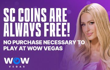 WOW Vegas Paris free coins